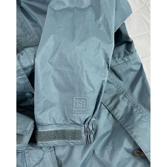 REI Elements E1 Full Zip Hooded Elements Water Windbreaker Jacket Men's M EUC - Picture 9 of 16